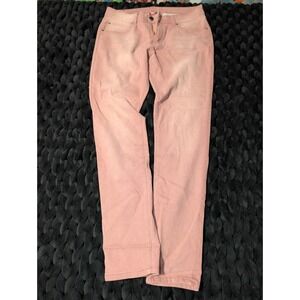 Womens T&Y Fashion Pink Skinny Pants Junior Size 15/16 Y2k Pastel Stretch